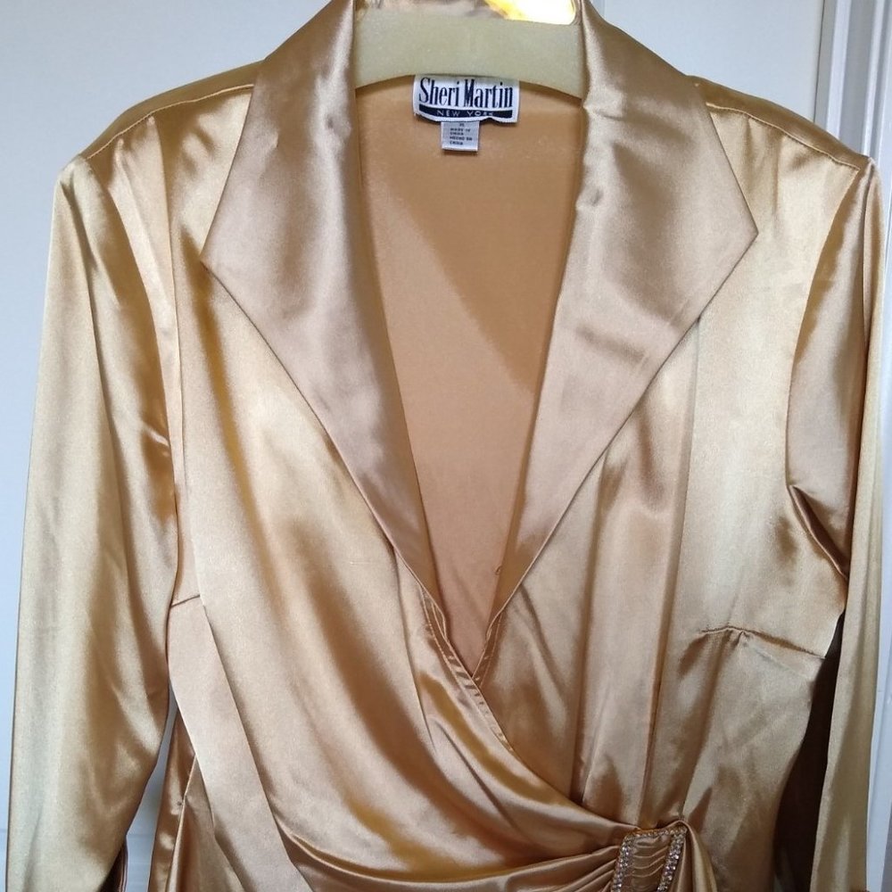 Silk Cocktail Blouse